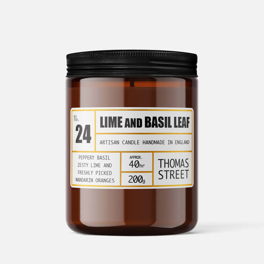 Lime & Basil Leaf Candle (No.24)