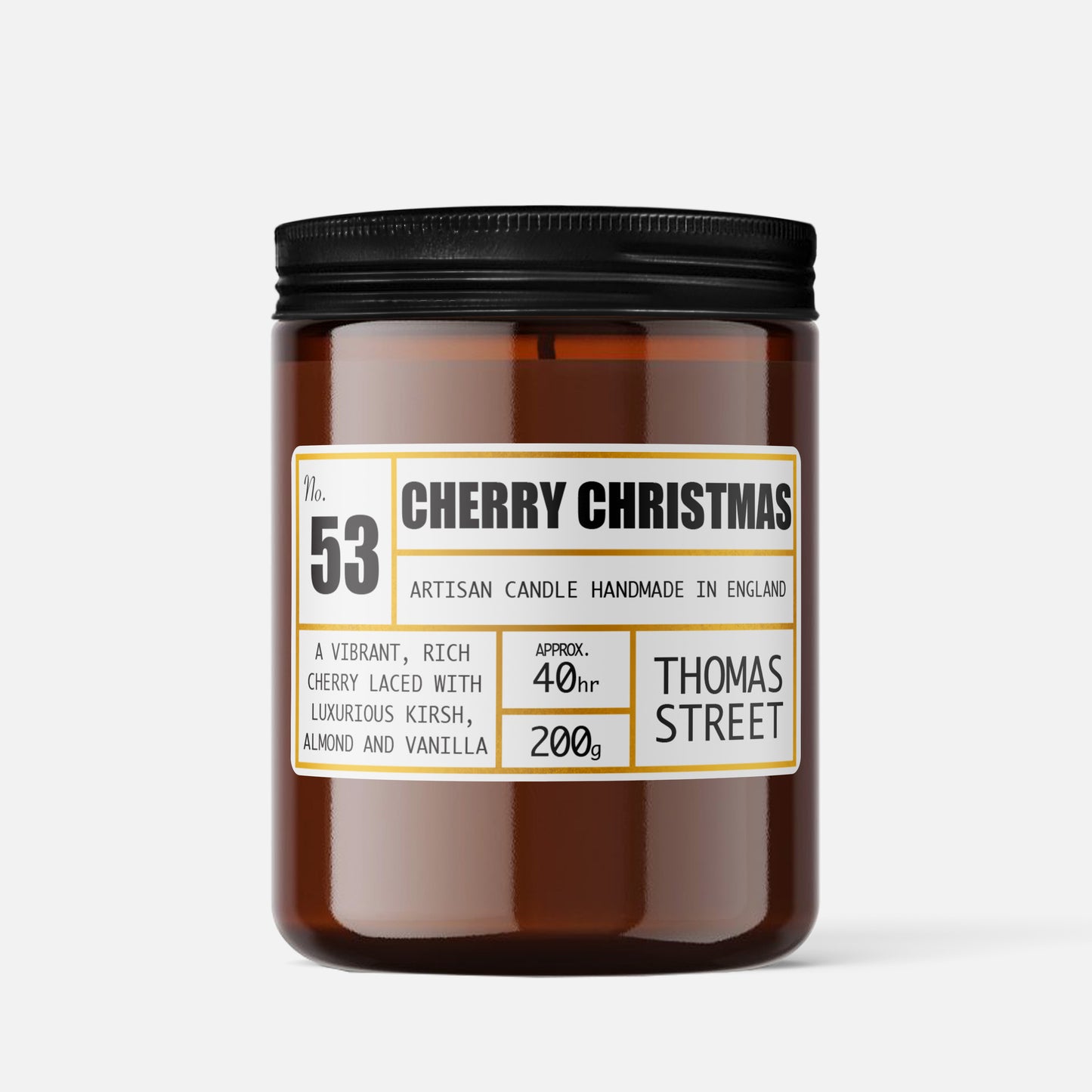 Cherry Christmas Candle (No.53)