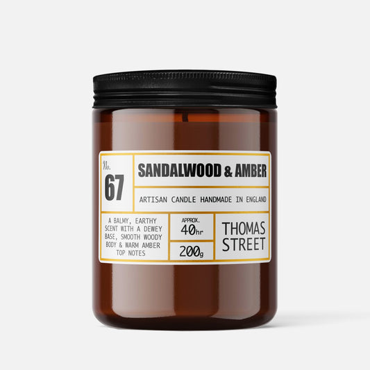Sandalwood & Amber Candle (No.67)