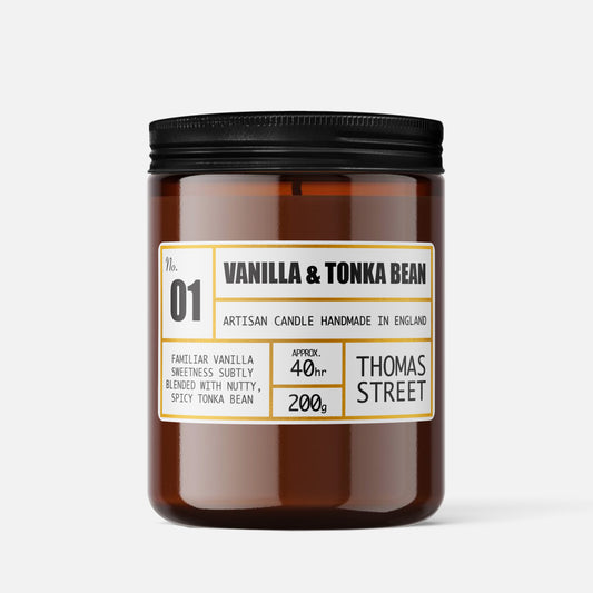 Vanilla & Tonka Bean Candle (No.01)