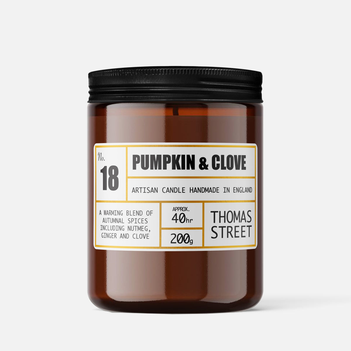Pumpkin & Clove Candle (No.18)