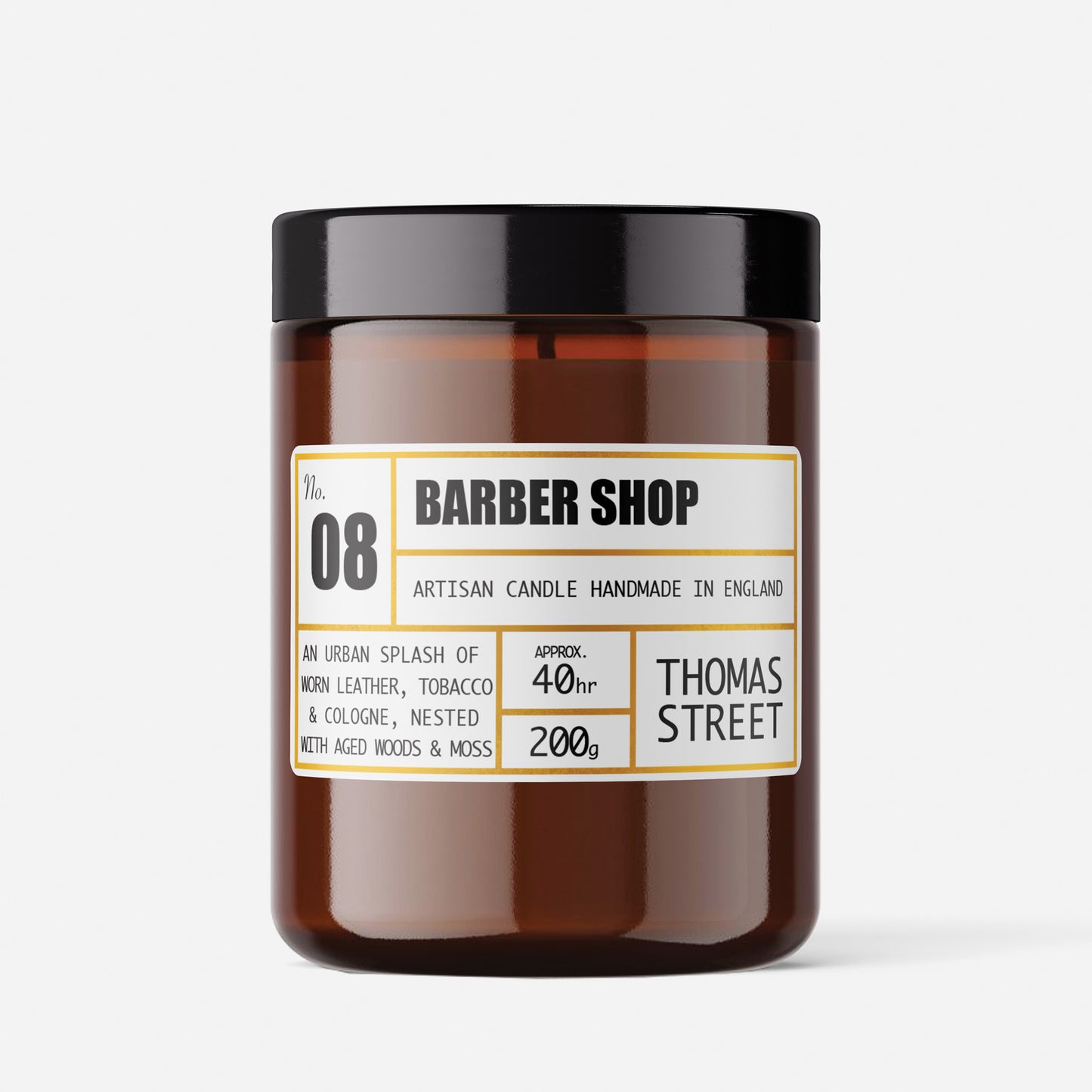 Barber Shop Candle (No.08)