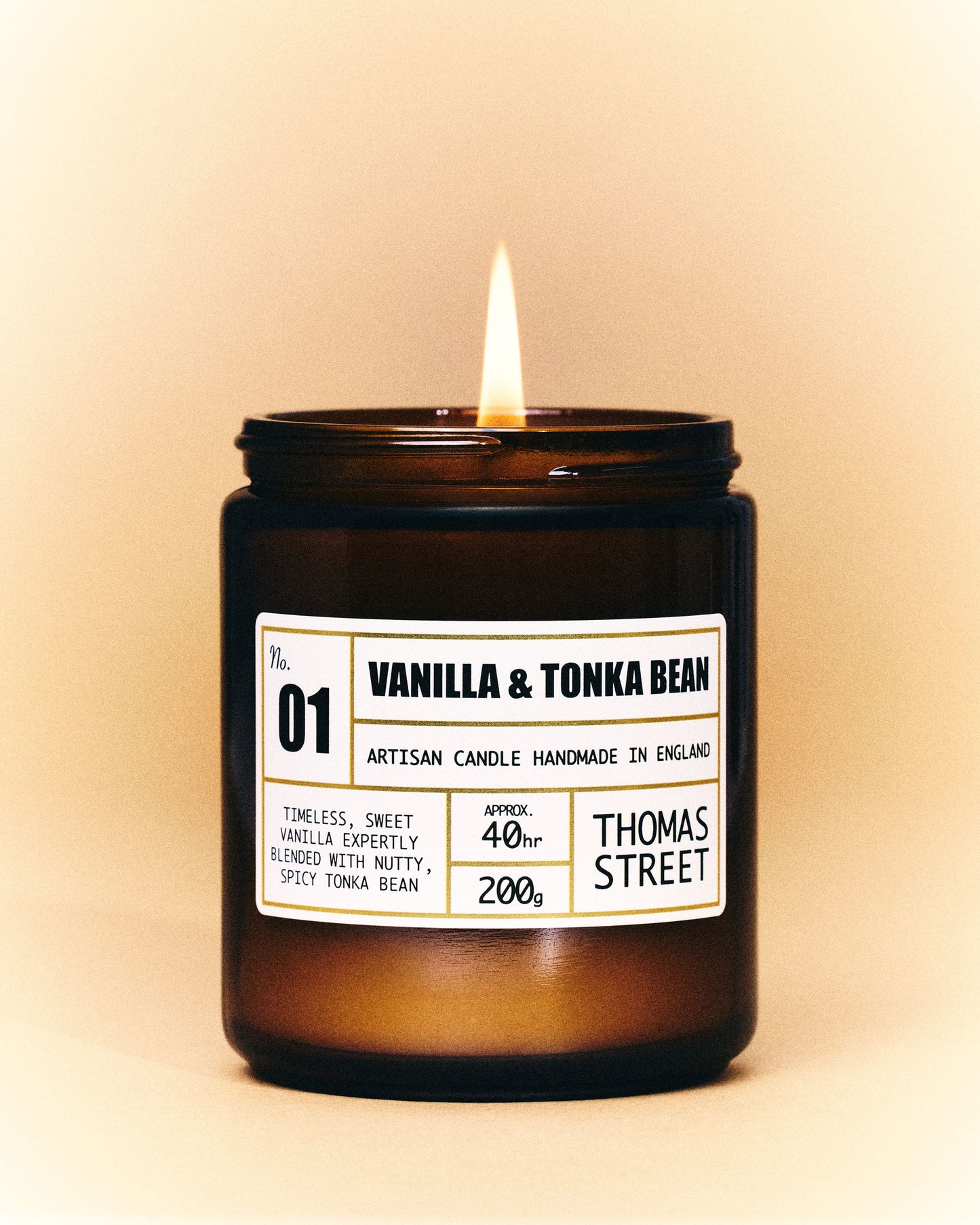 Vanilla & Tonka Bean Candle (No.01)