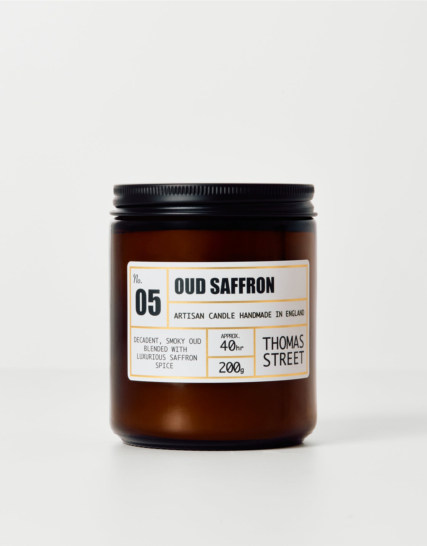Oud Saffron Candle (No.05)