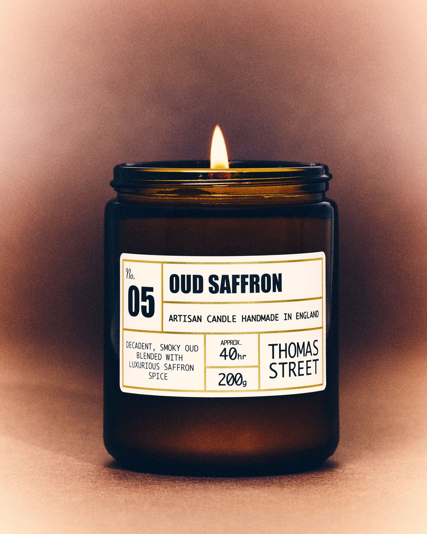 Oud Saffron Candle (No.05)