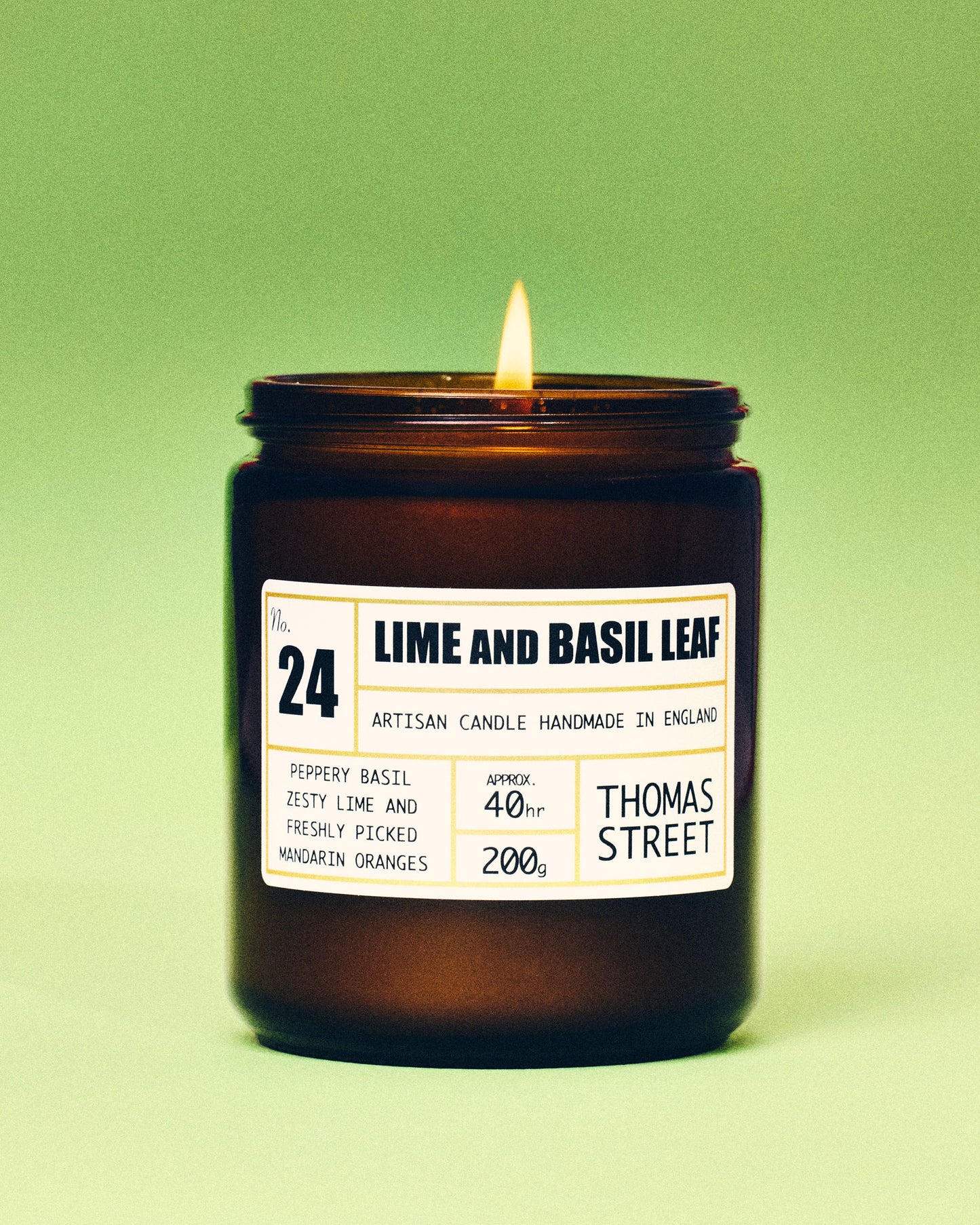 Lime & Basil Leaf Candle (No.24)
