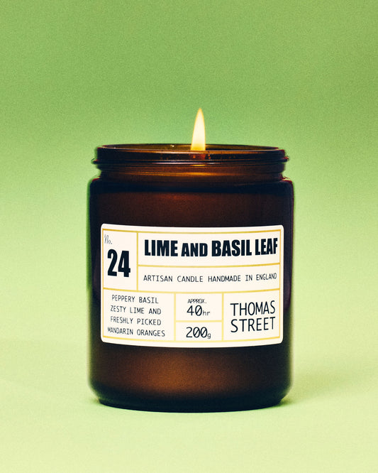Lime & Basil Leaf Candle (No.24)