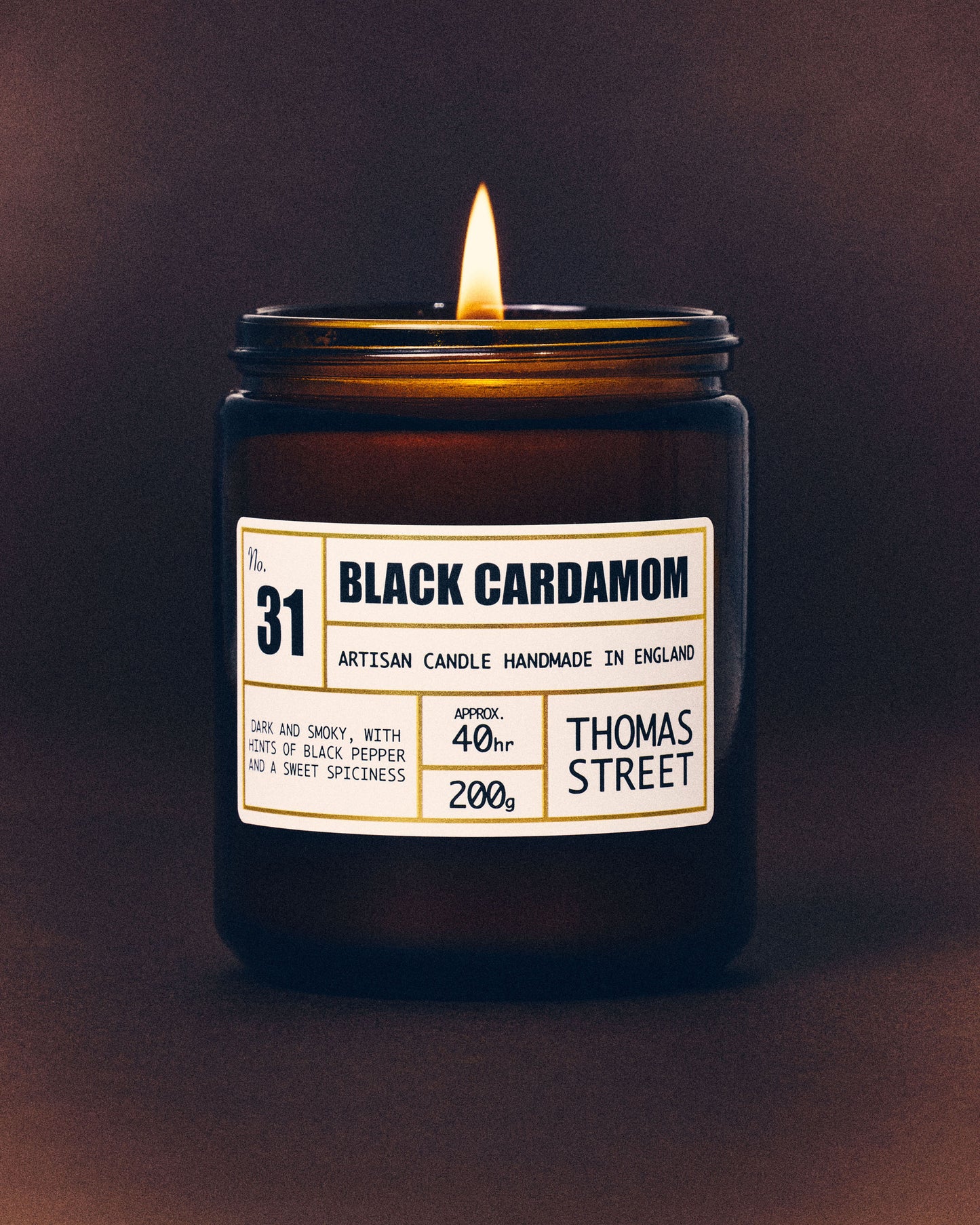 Black Cardamom Candle (No.31)
