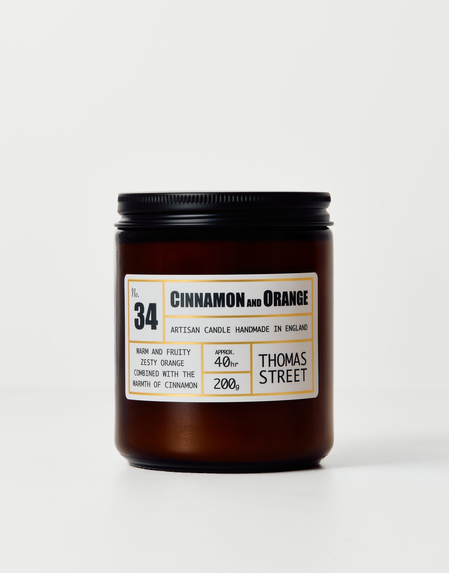 Cinnamon & Orange Candle (No.34)