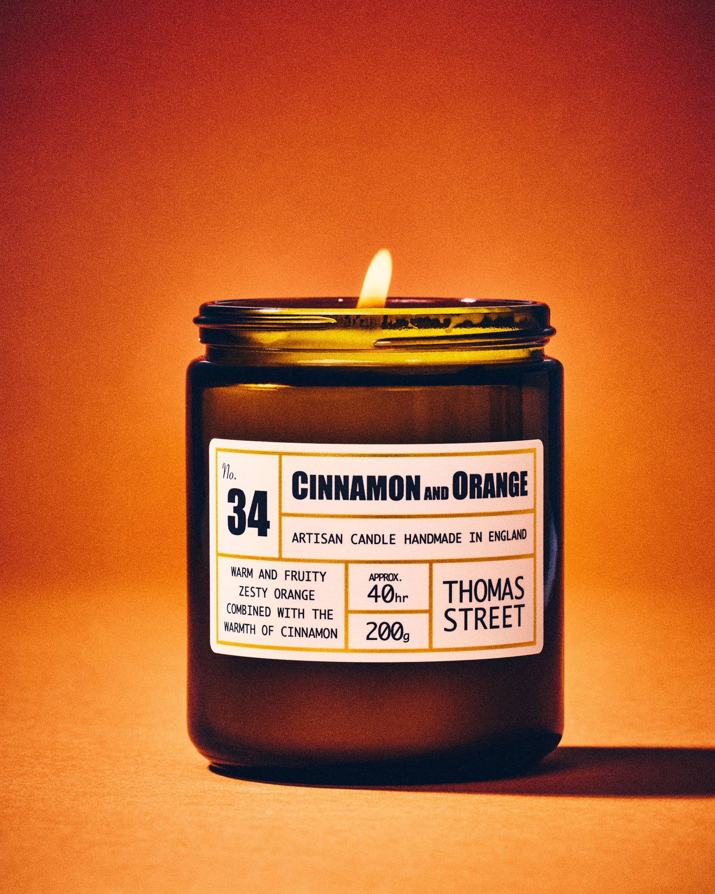 Cinnamon & Orange Candle (No.34)