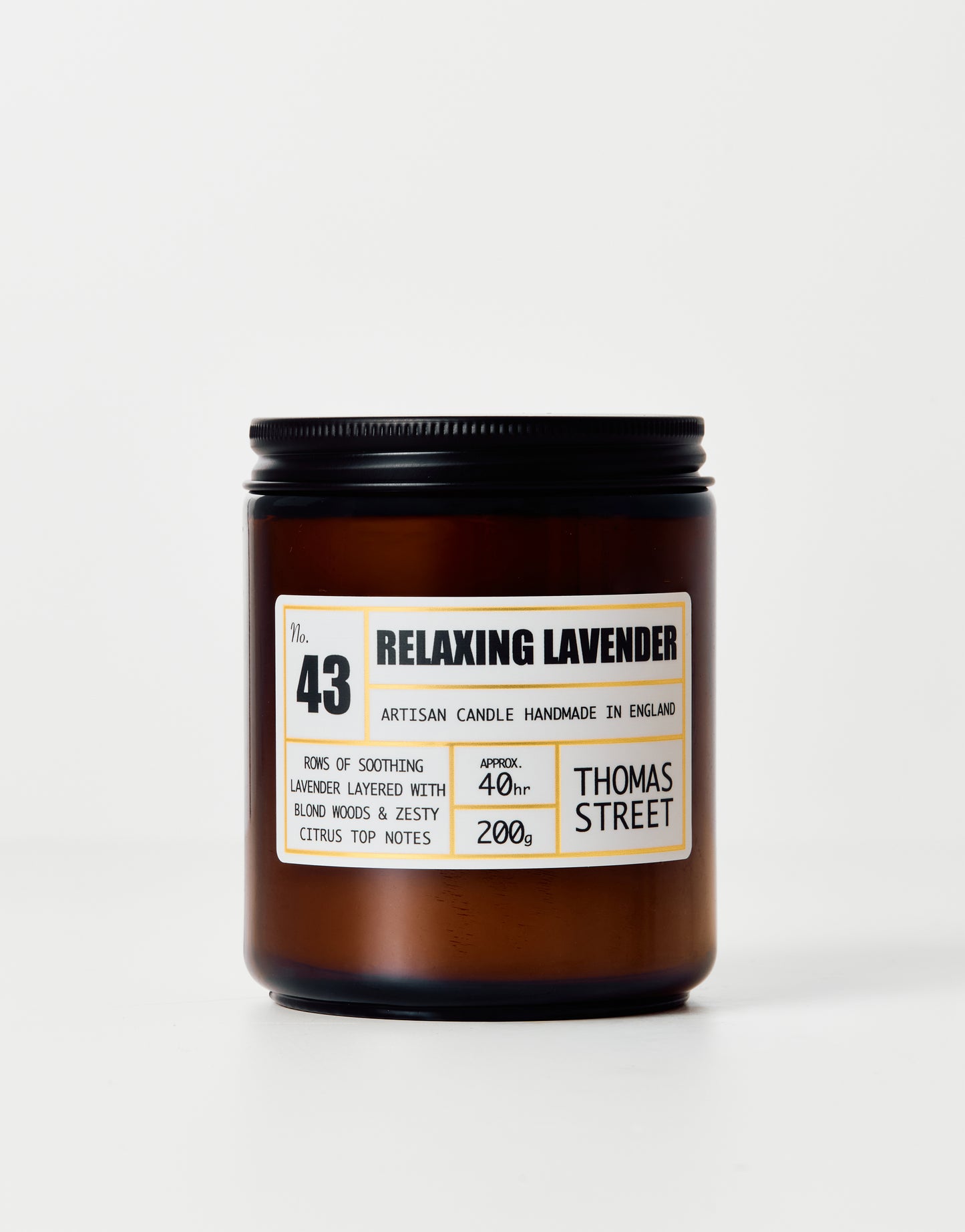 Relaxing Lavender Candle (No.43)