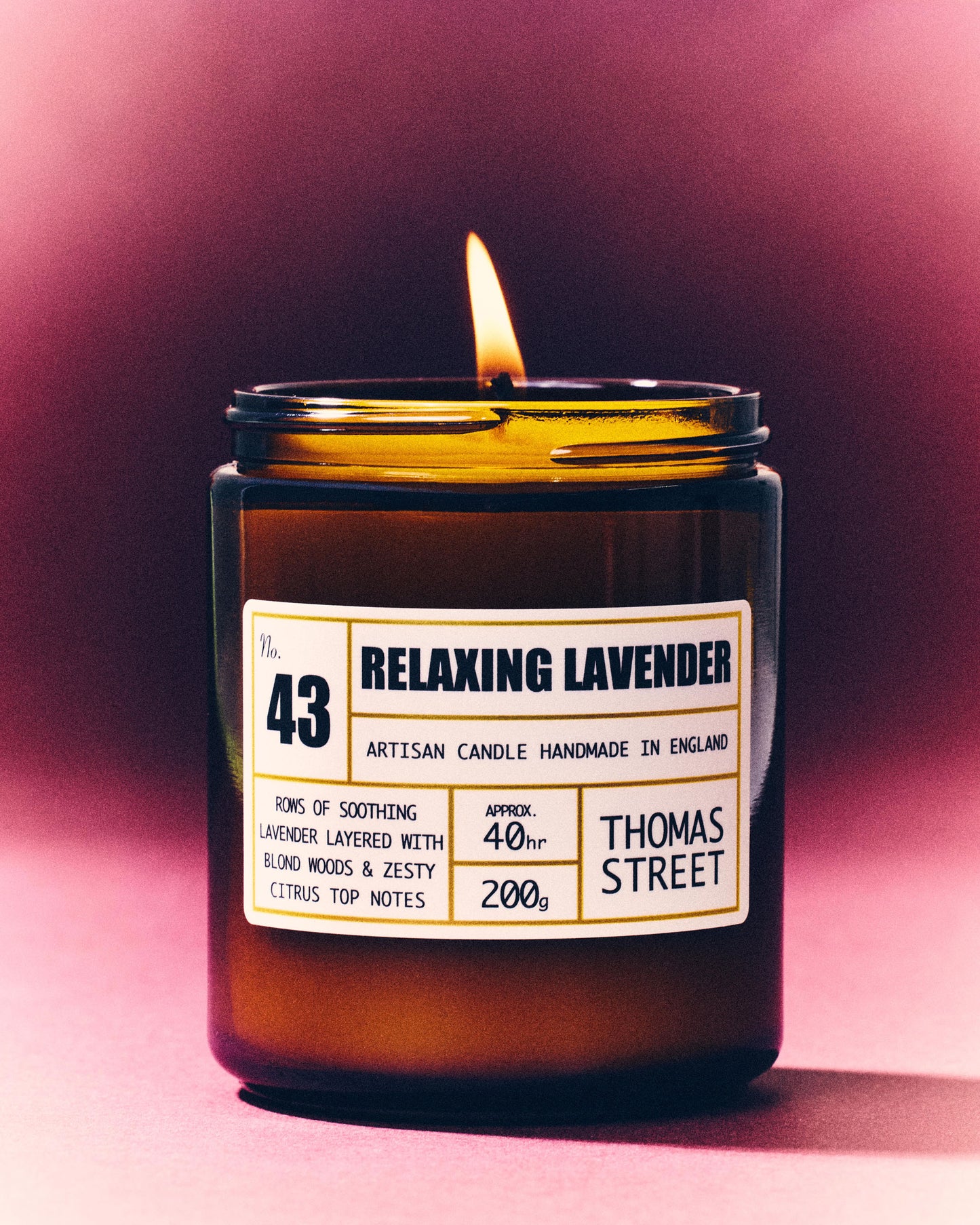 Relaxing Lavender Candle (No.43)