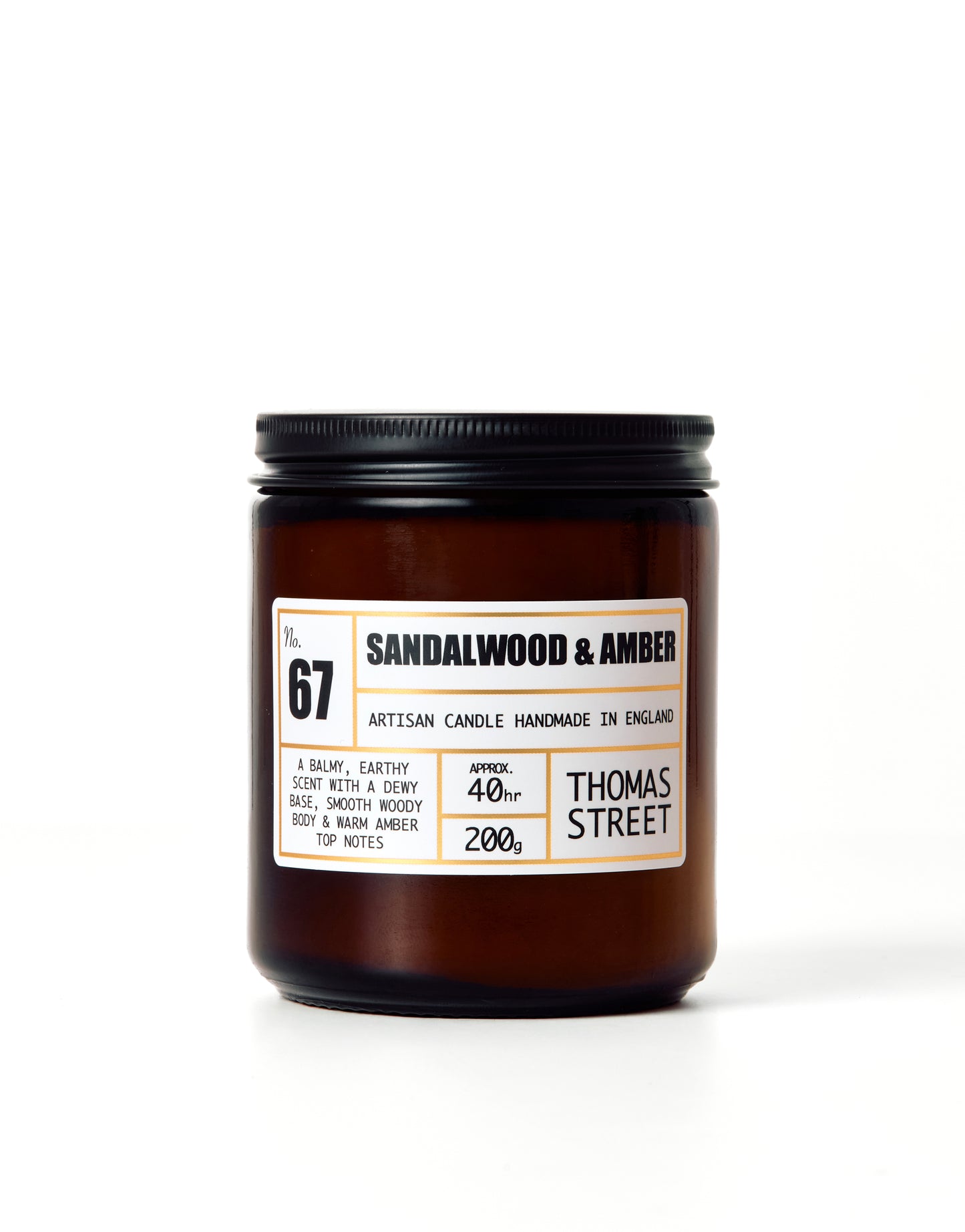 Sandalwood & Amber Candle (No.67)
