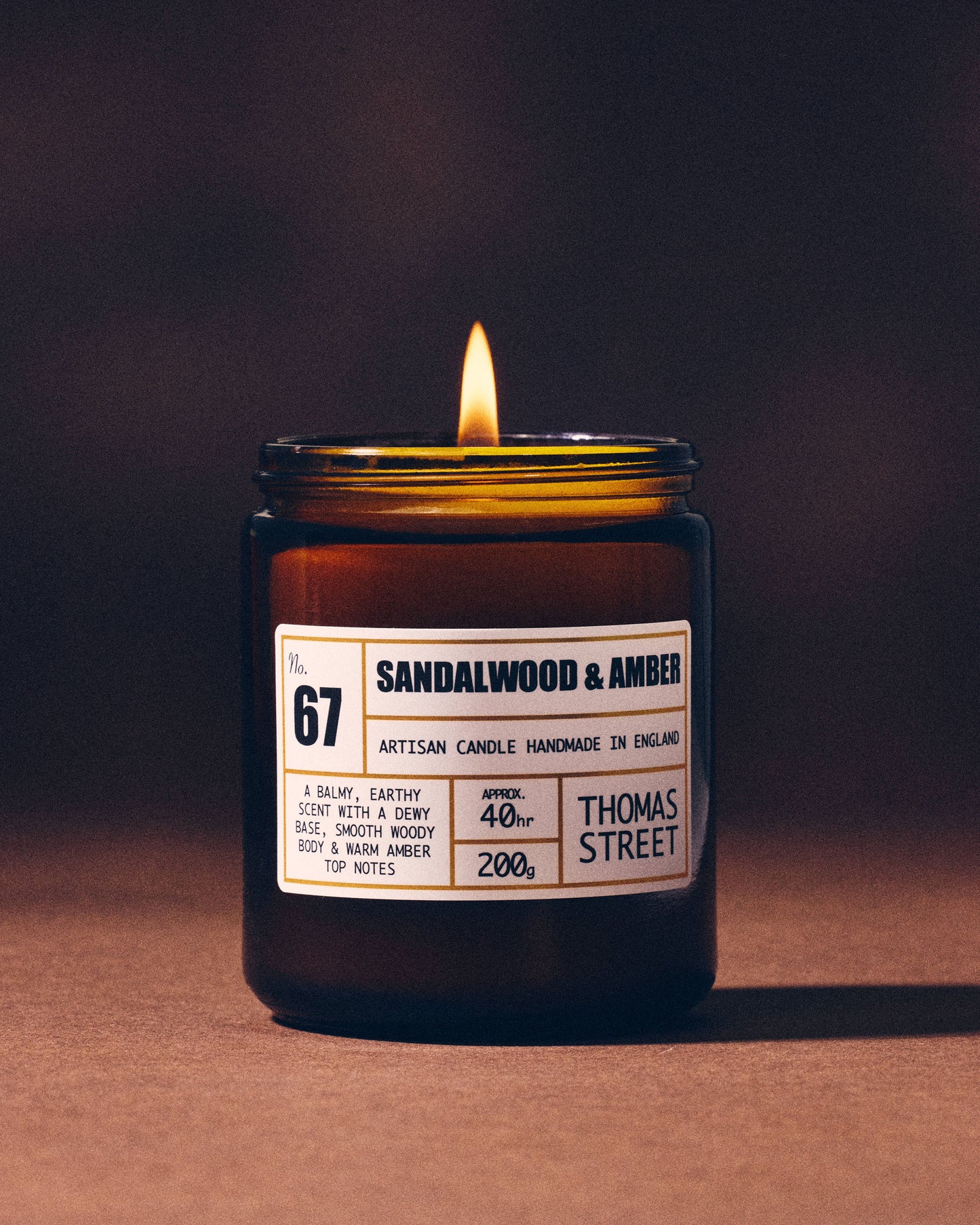 Sandalwood & Amber Candle (No.67)